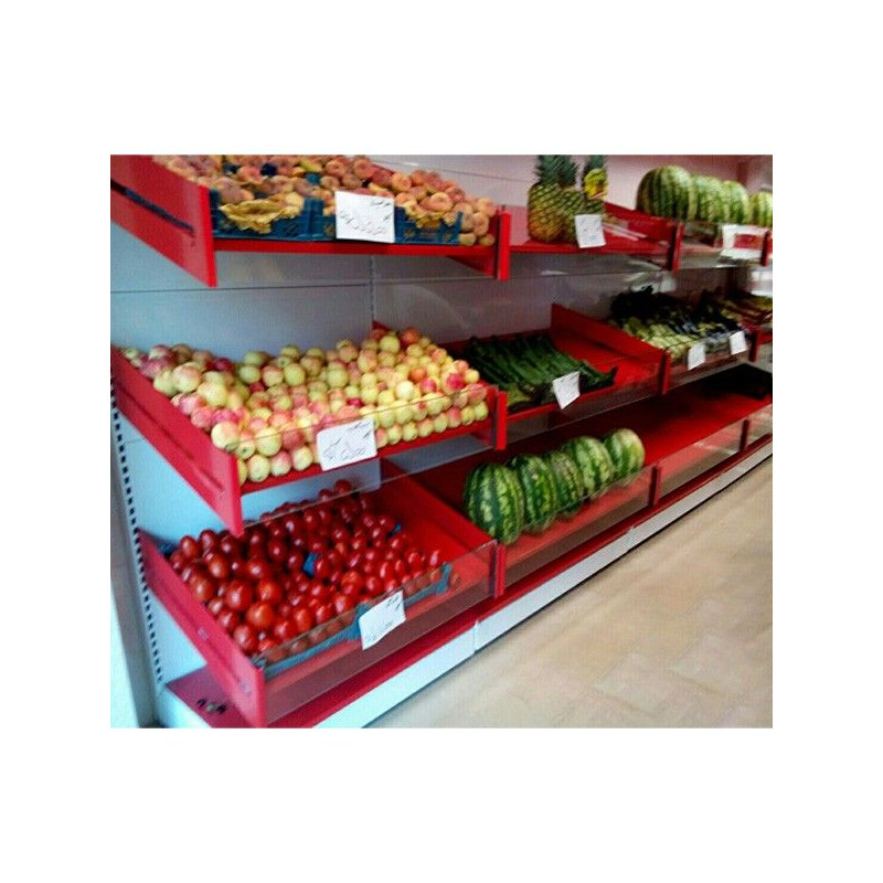 قفسه میوه سبزیجات فروشگاهی طوس مشبک